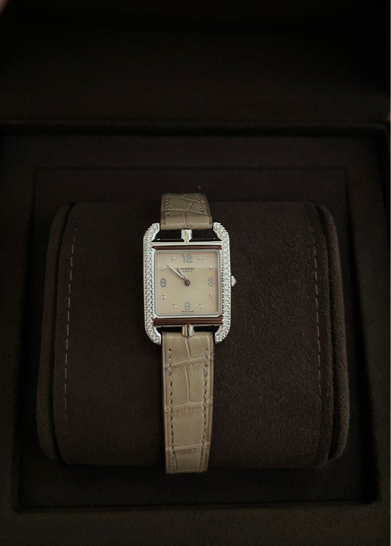 Cape Cod watch Hermes diamond etoupe alligator strap negotiable