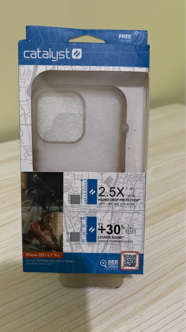 Catalyst Influence Case for Iphone 13 Pro (Category: Cases & Sleeves) located in Paranaque City. Submitted by chriscee1987 (Listing ID 1225868917, Image 1). Description: For Sale Catalyst Influence Case for Iphone 13 Pro In good condition. Have little scratches but very sturdy. See pictures for details. RFS: decluttering Delivery: Thru lalamove or any delivery courier (buyer will shoulder shipping fee) Meet up: Paranaque Aree or nearby. Additiona
