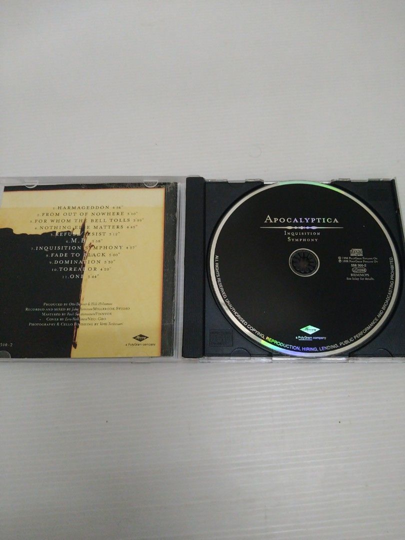 Apocalyptica Inquisition Symphony Cd Estándar | Meses sin interés