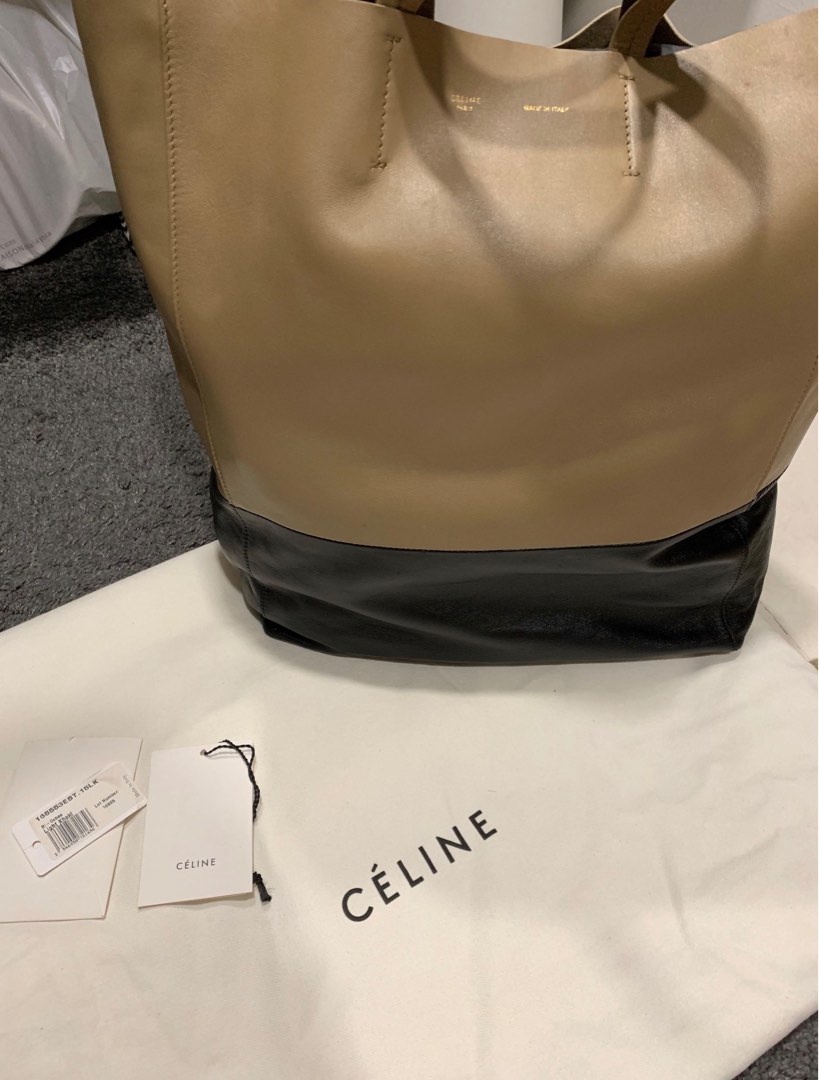 Pre-order] CELINE Triomphe Mini Cabas Tote Bag (White / Gold), Luxury, Bags  & Wallets on Carousell