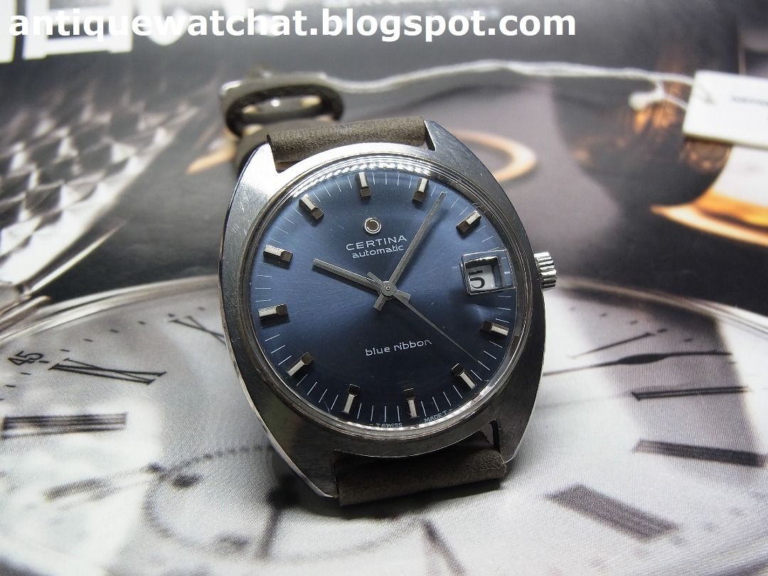 Certina blue ribbon clearance chronograph