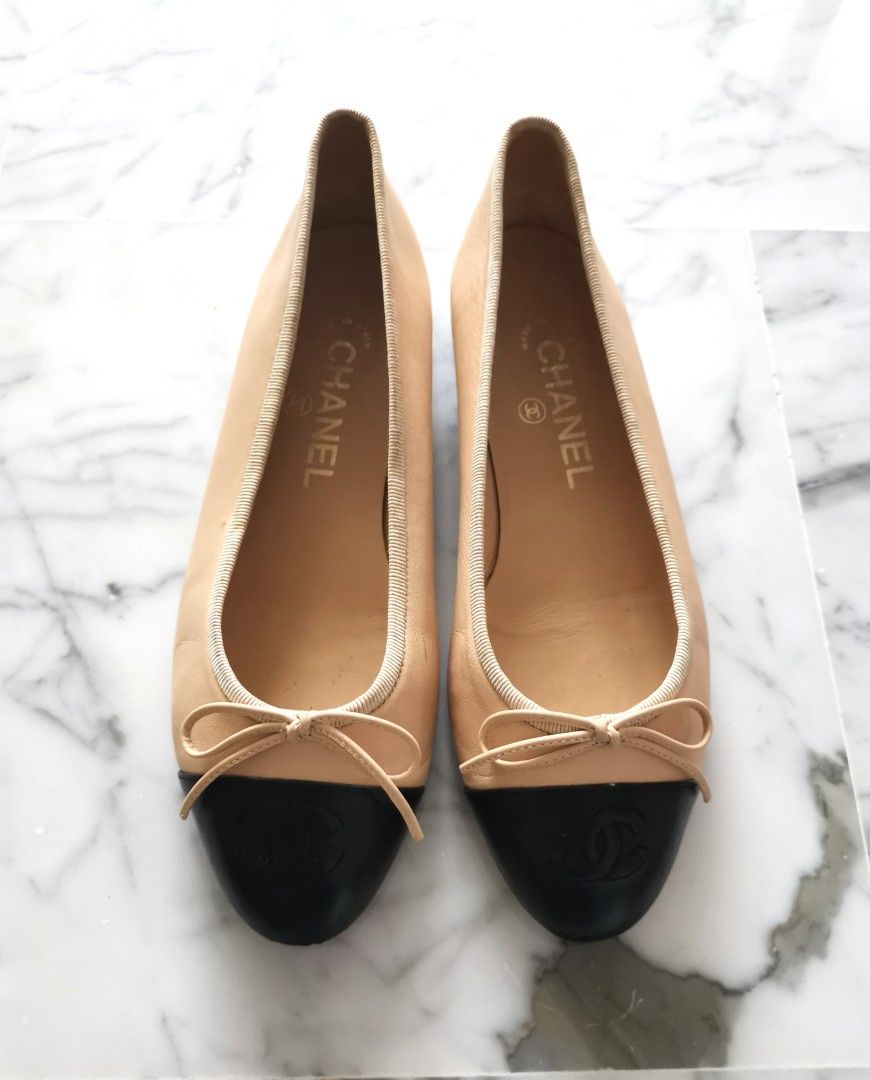 Chanel Ballet Flats pumps sz 36.5
