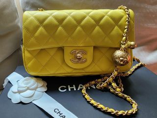 Affordable chanel yellow For Sale, Bags & Wallets