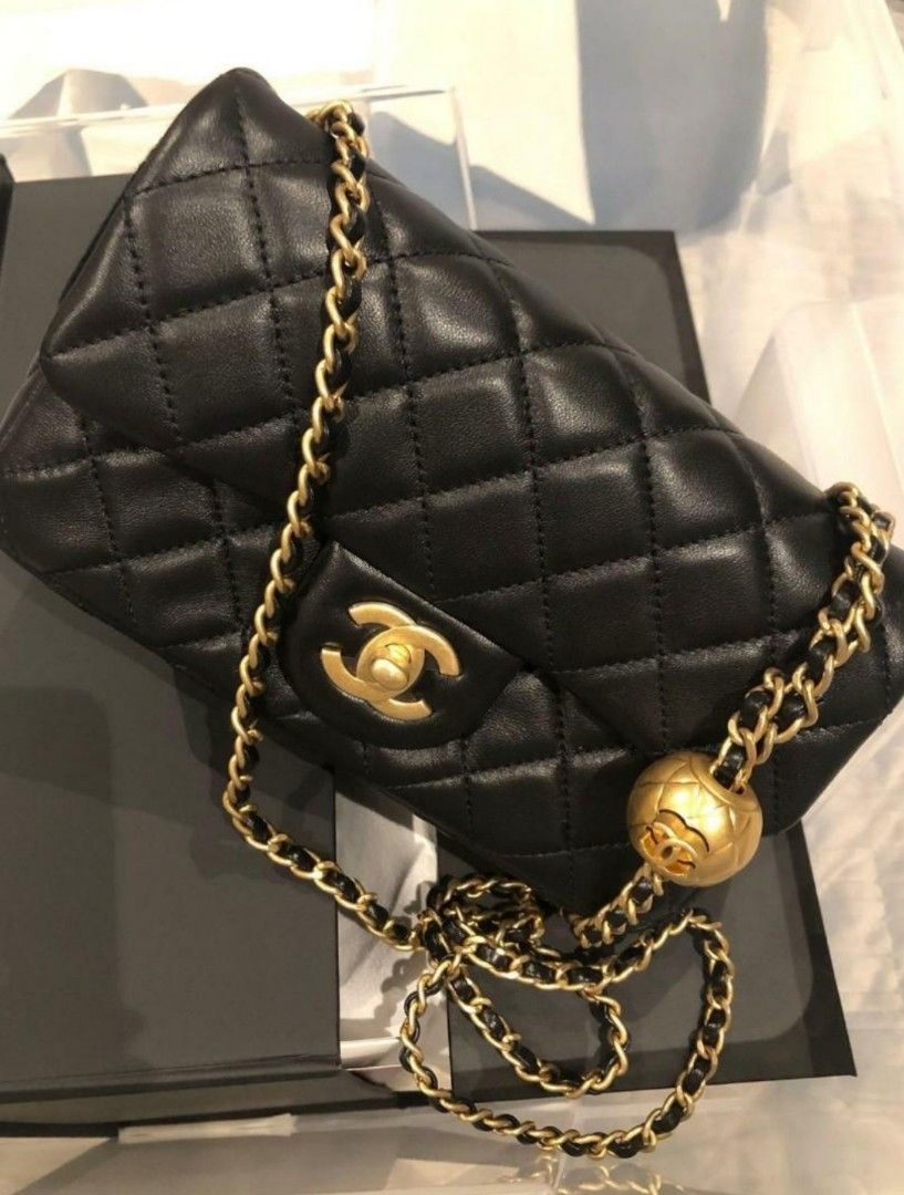 Chanel Black Pearl Crush Rectangular Mini