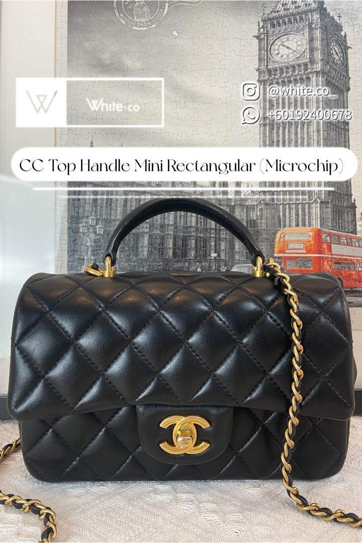 Chanel top handle mini rectangular Luxury Bags Wallets on