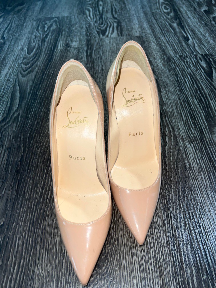 Christian louboutin sale nude shoes