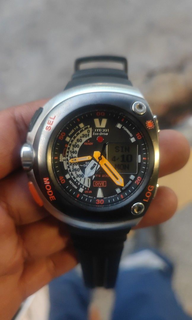Citizen aqualand 20th sales anniversary dive watch