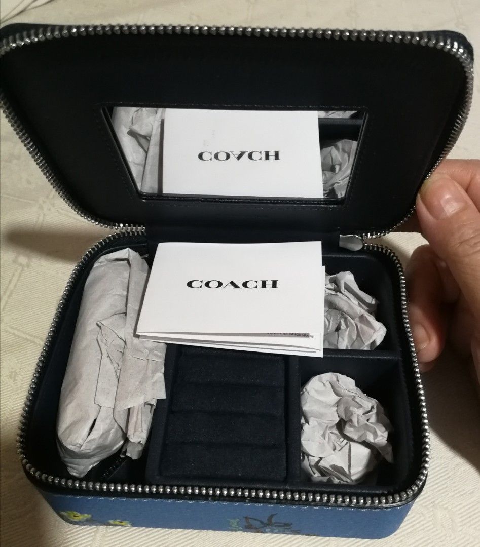 Coach jewelry box new arrivals travel case