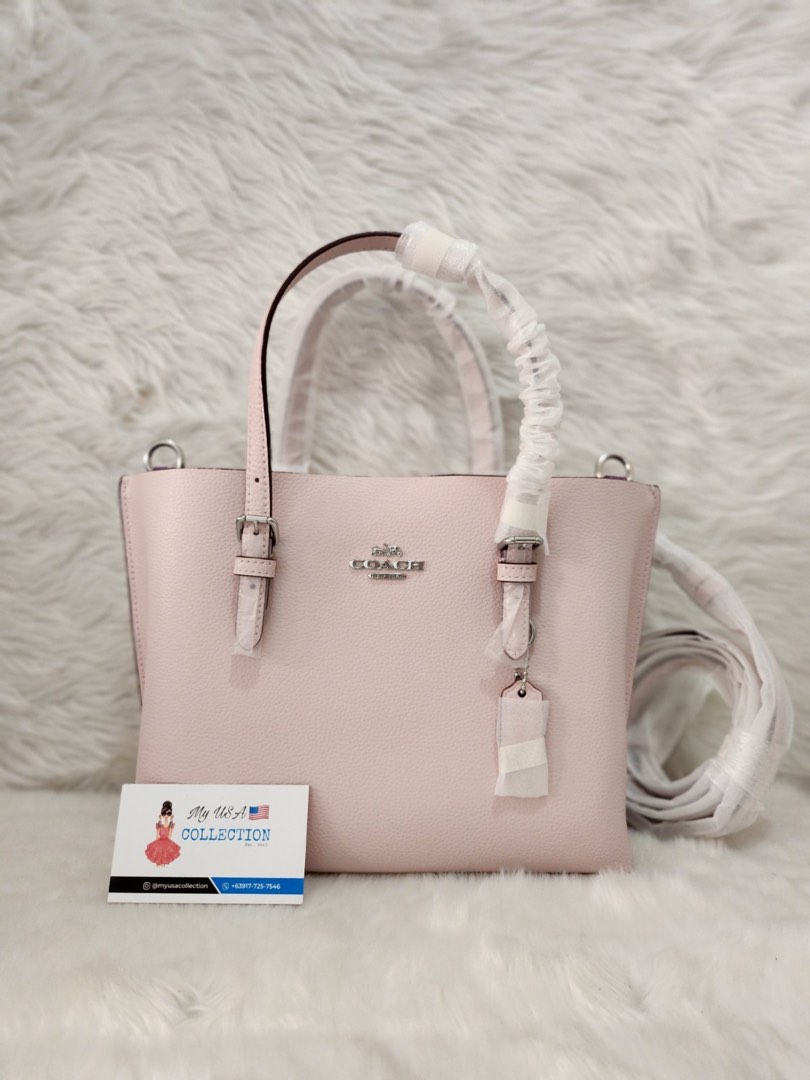 Coach market 2025 tote ice pink
