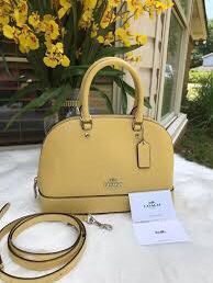 Coach Mini Sierra Satchel In Crossgrain Leather F57555 MSRP $295 New with  Tags