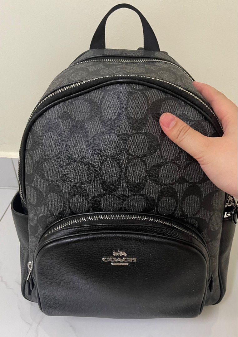 Coach backpack shop women's black