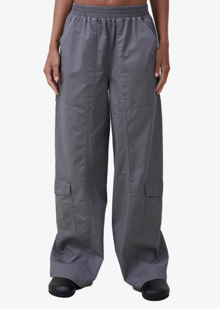 cotton on quinn high rise cargo pants on Carousell