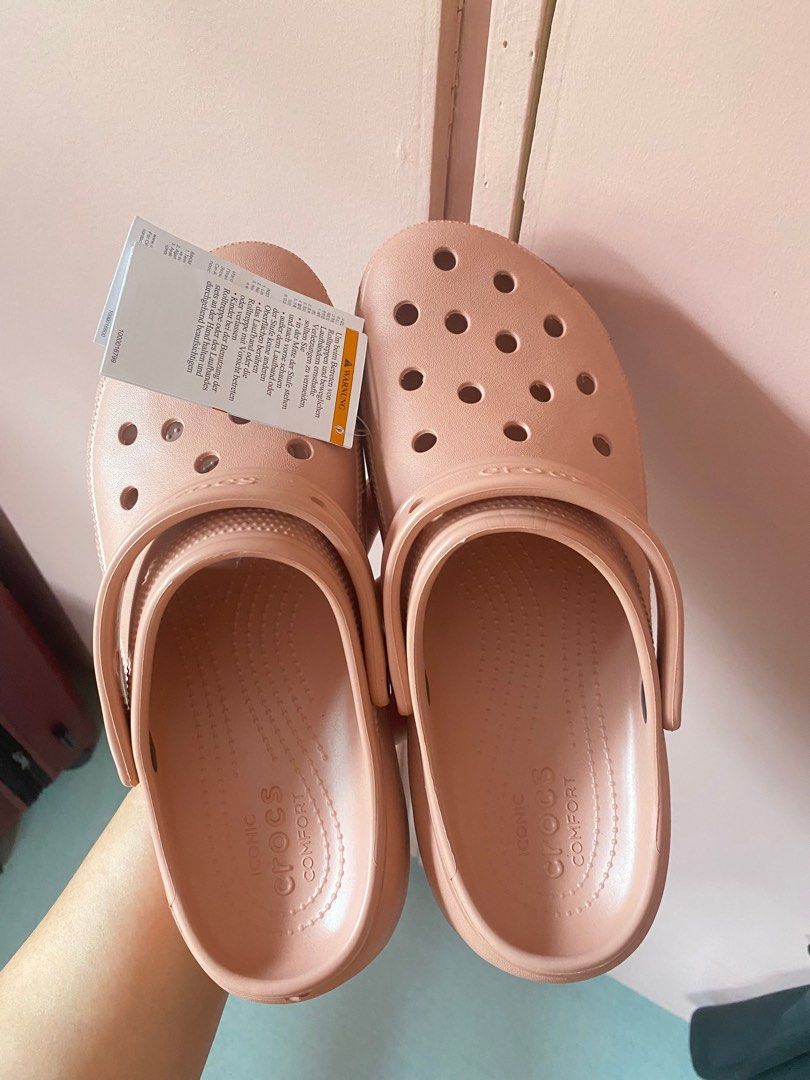 Crocs Pale Blush size 11 Womens Women s Fashion Footwear Shoe