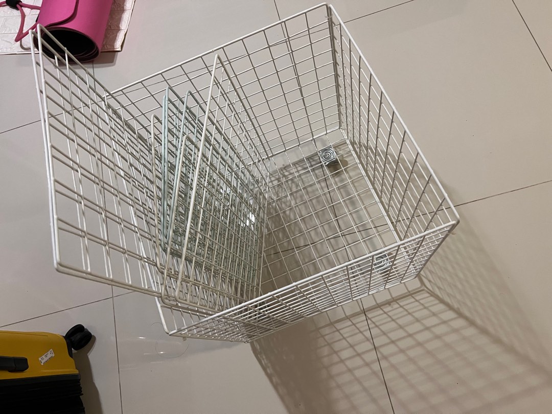 Daiso racks with roller. Total 12 pieces rack, Furniture & Home Living