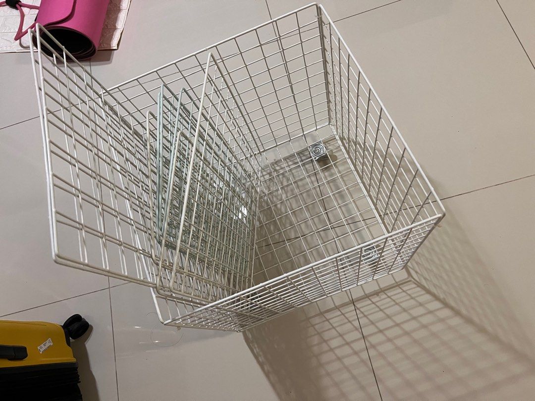 Daiso racks with roller. Total 12 pieces rack, Furniture & Home Living