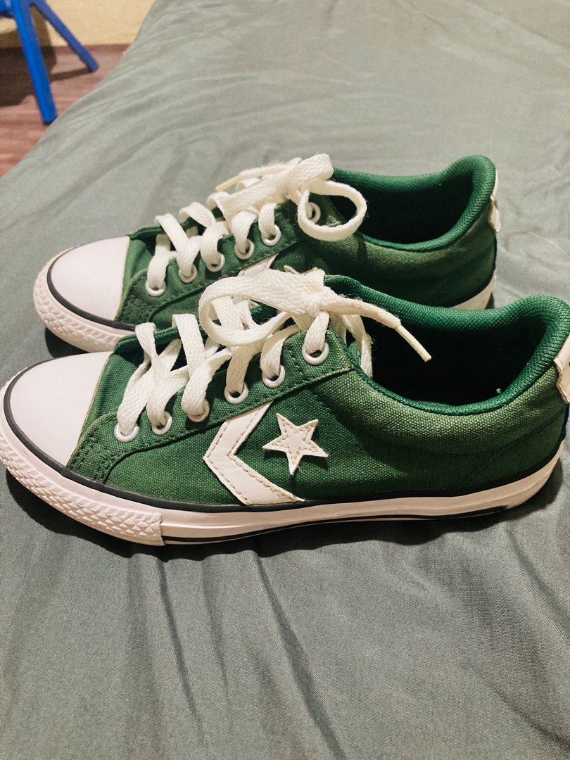 Dark green outlet converse shoes