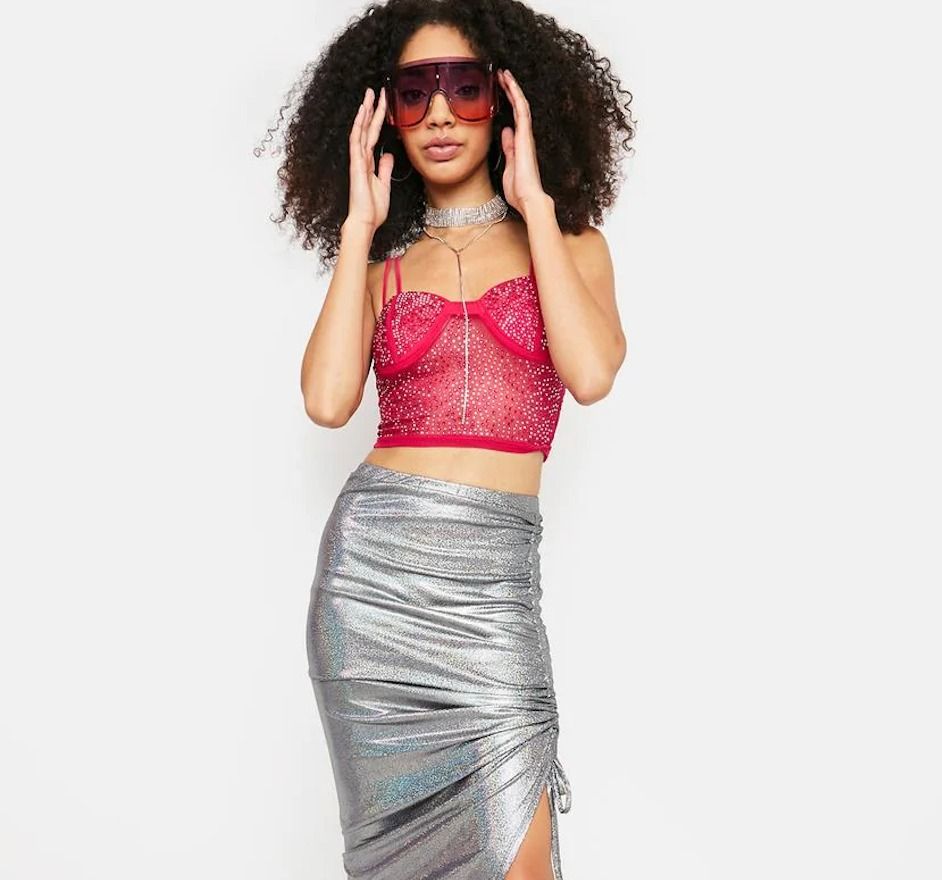 Dollskill store rhinestone skirt