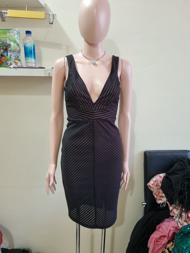 Dress angel biba black, Fesyen Wanita, Pakaian Wanita, Gaun & Rok di  Carousell