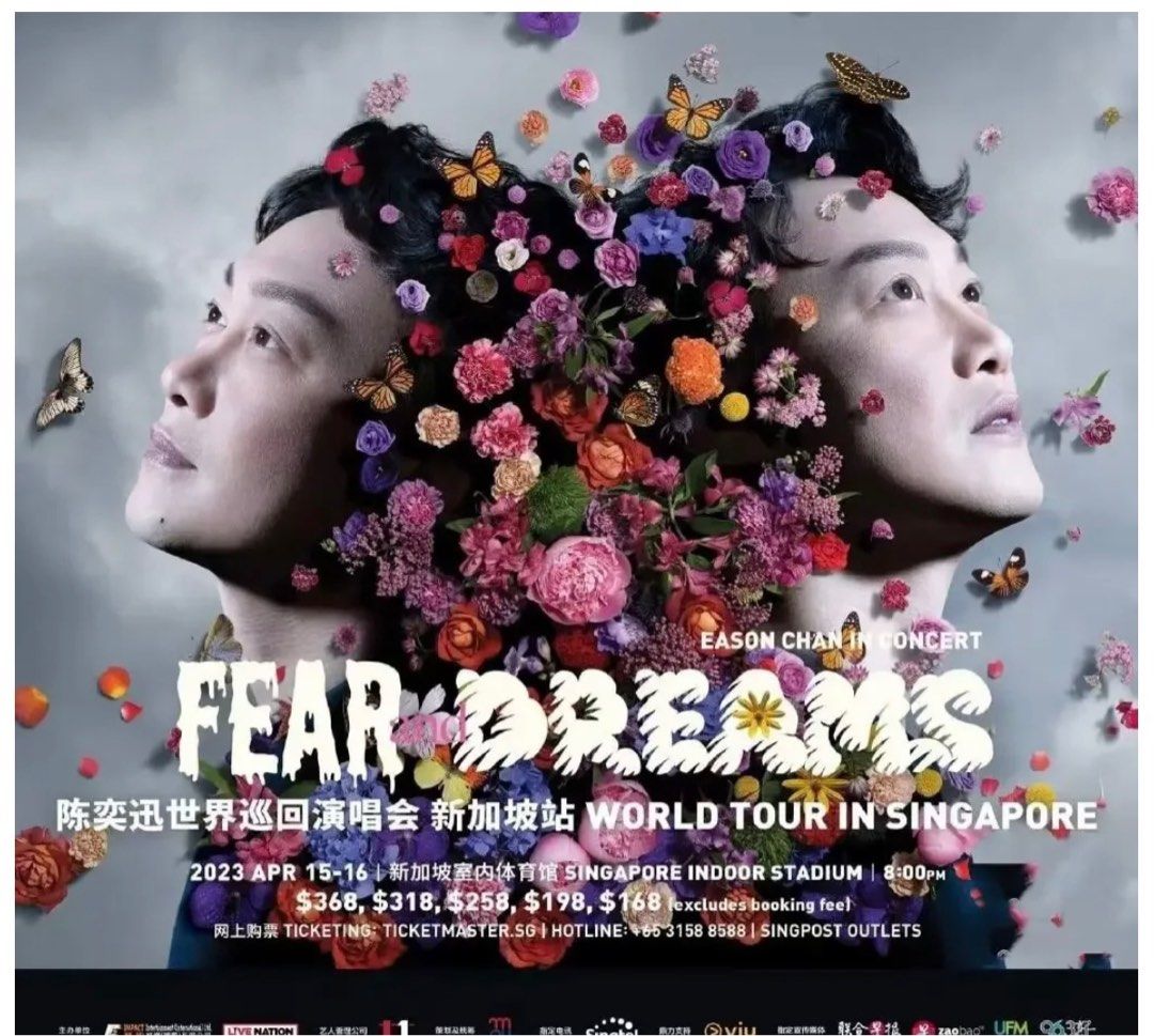 Eason Chan Fear And Dreams World Tour In Singapore, Tickets & Vouchers