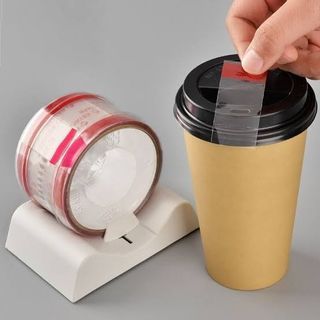 Easy Tape Sticker for Dirnk Lids / Food Packaging