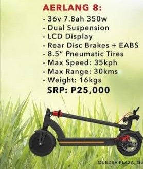 Electric Scooter Aerlang 8