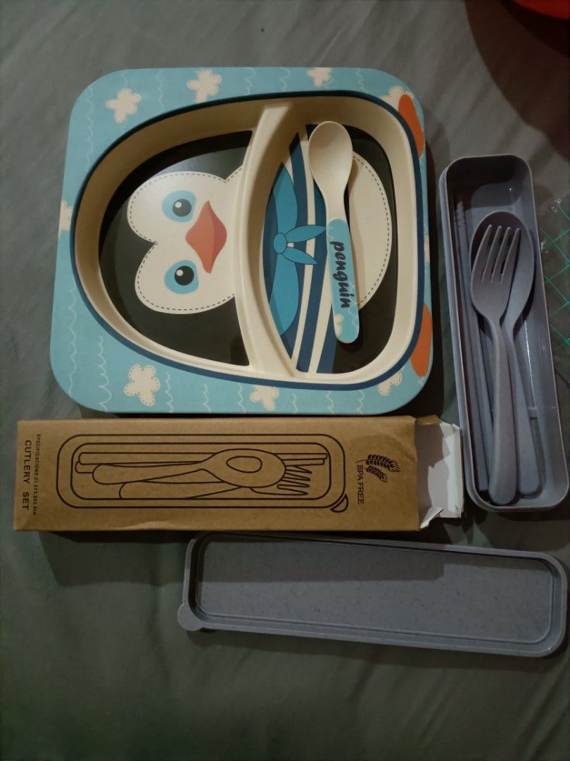 FOR FREEBABY CUTLERY AND PLATE SET, Babies & Kids, Nursing & Feeding