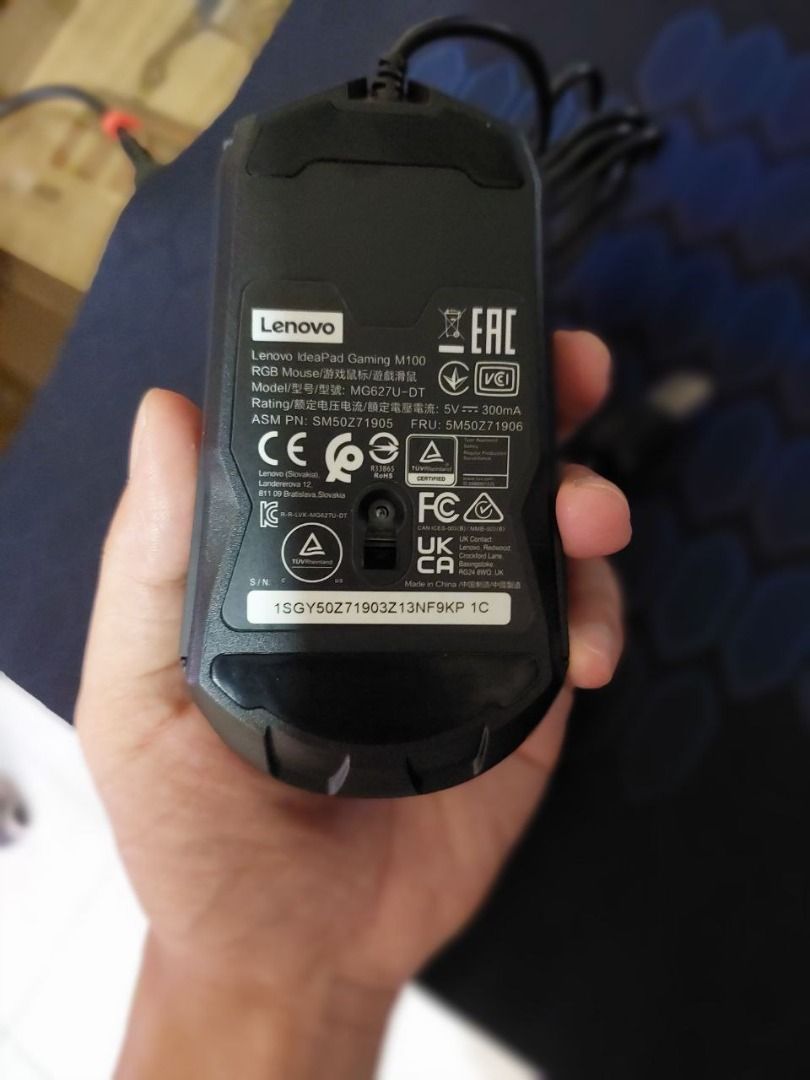 For Sale (New) Lenovo Ideapad Gaming M100 RGB Wired Mouse with