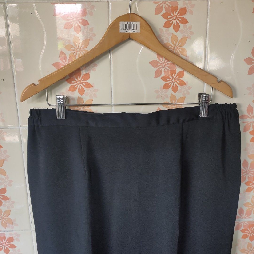 Freeong big size rok jumbo full furing rok kerja rok kantor rok formal ...