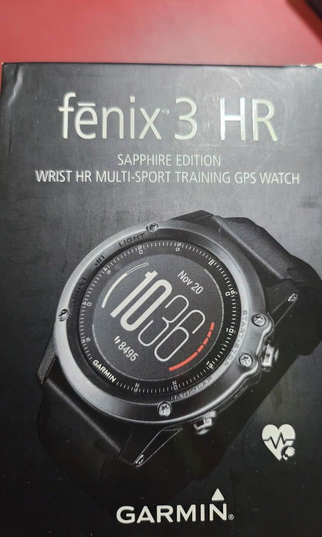 Garmin Fenix 3 HR Sapphire Mobile Phones Gadgets Wearables