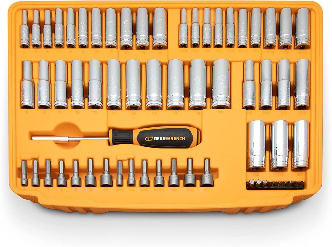 GearWrench 239piece SAE/Metric Standard & Deep Mechanics Tool Set