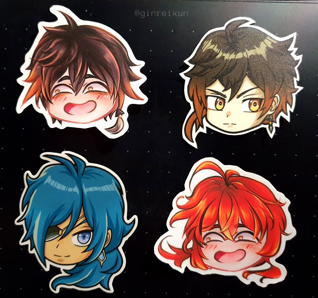 Genshin Impact Stickers on Carousell