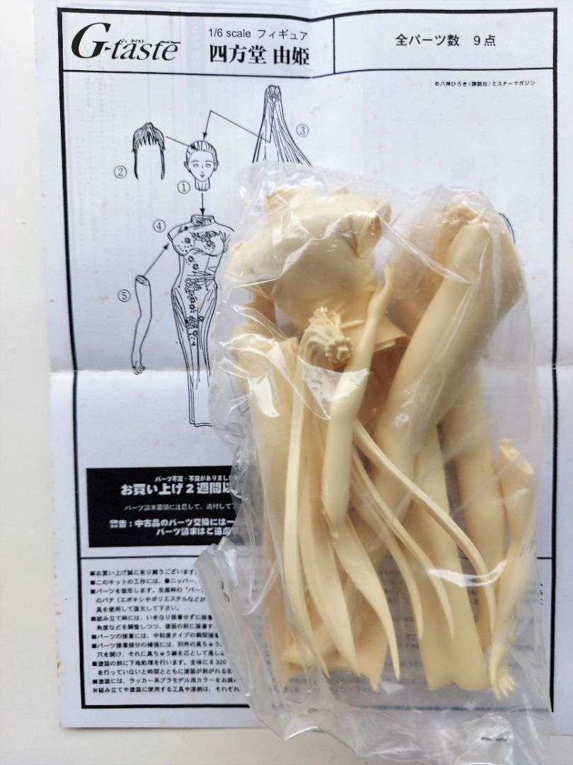 G-taste 〜四方堂由姫〜1/6 by 造型村Recast kit 複件白模手辦