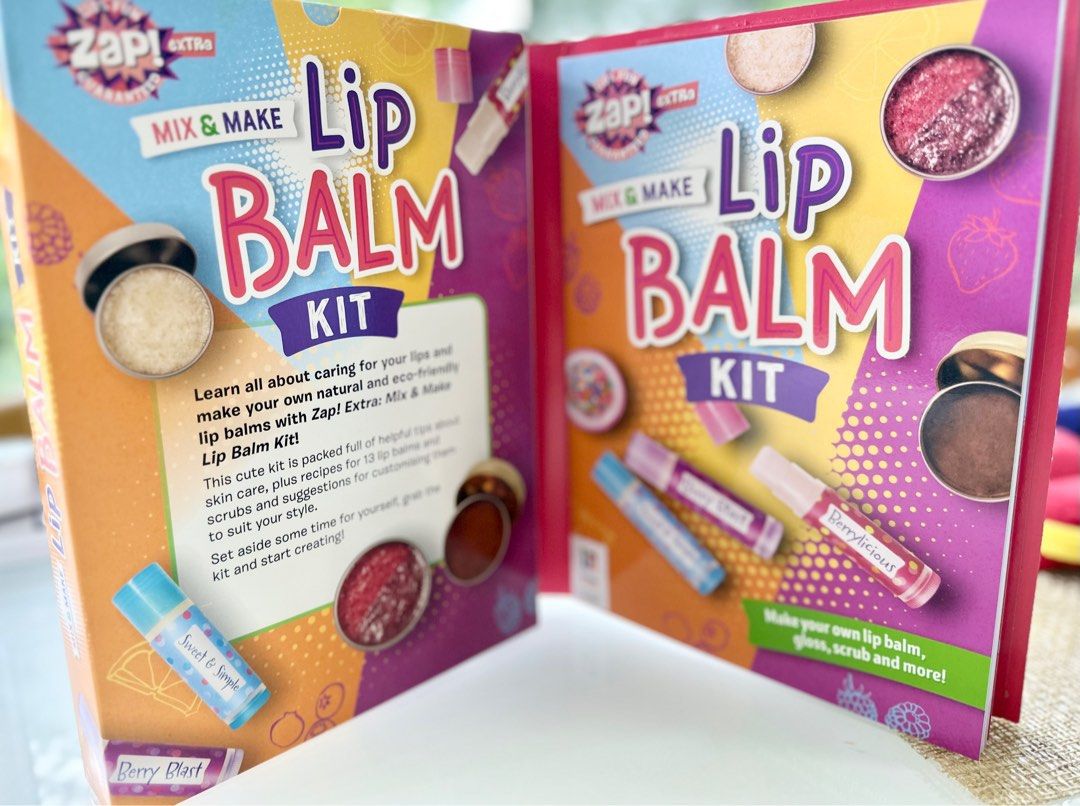 Hinkler Zap! Mix 'n' Make Lip Balm Kit, Hobbies & Toys, Stationery & Craft, Handmade Craft on