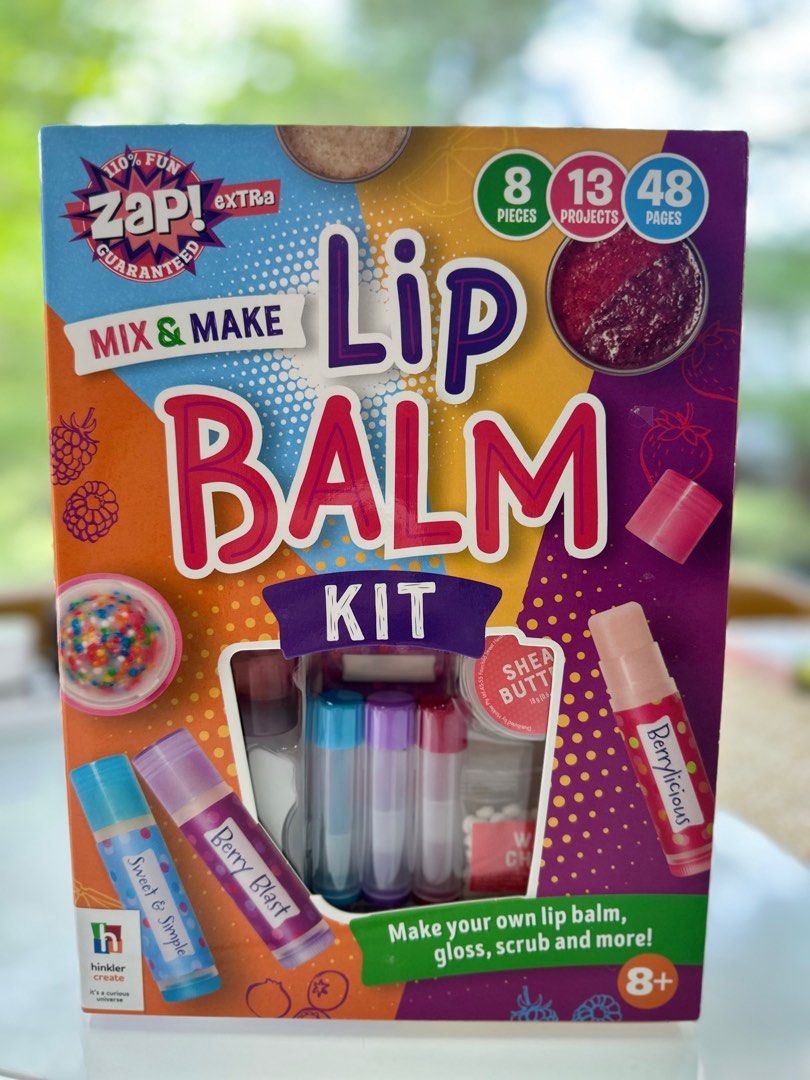 Hinkler Zap! Mix 'n' Make Lip Balm Kit, Hobbies & Toys, Stationery