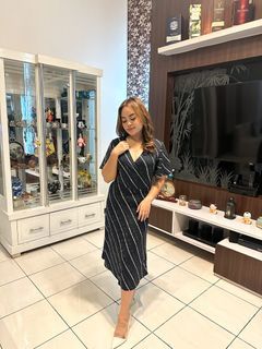 H&M Mididress Navy