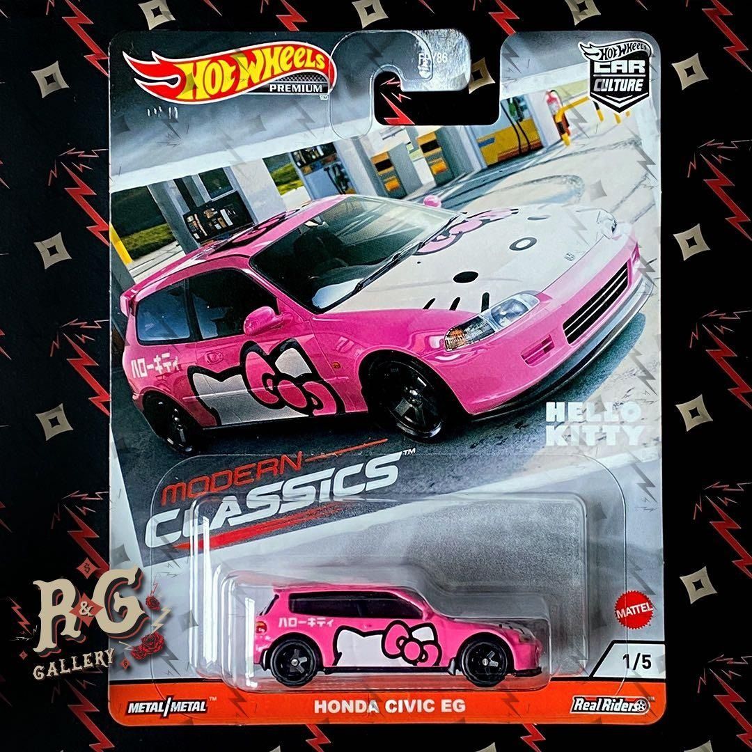 Hello Kitty Hot Wheels Set 1