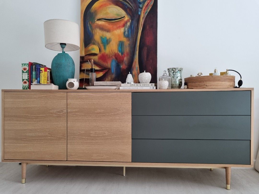 Houston Sideboard 2m Oak Grey