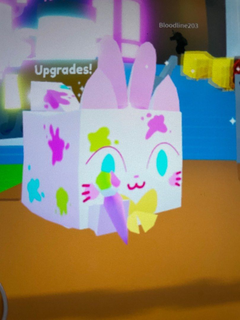 Huge painted cat in pet simulator X, Video Gaming, Gaming Accessories