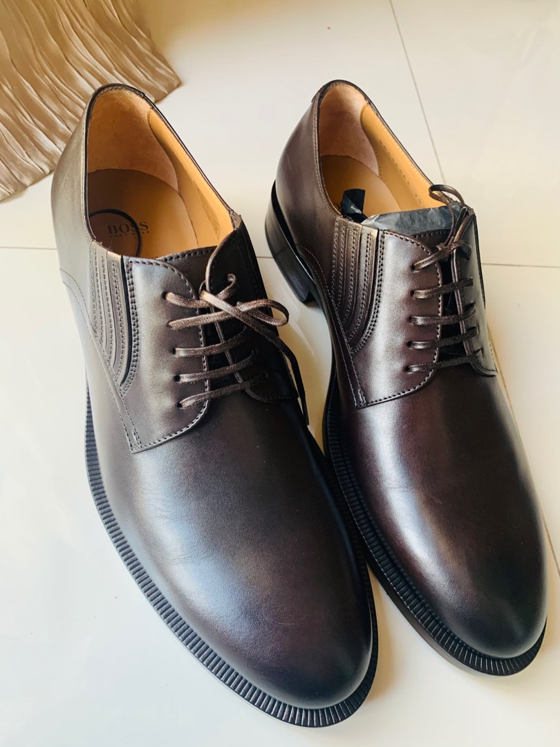 Hugo Boss dress shoes for Raya Italy made, Men