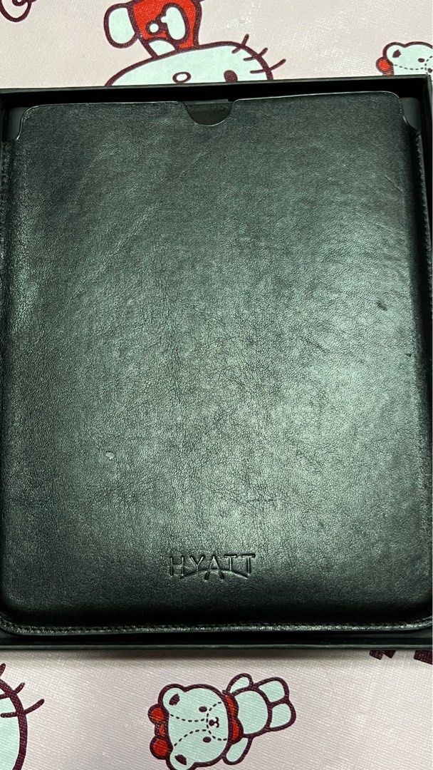 Hyatt IPad tablet case sleeve (Category: Cases & Sleeves) located in Manila. Submitted by hellokittyjhoe (Listing ID 1225768019, Image 1). Description: 19cm x 24cm For IPad pro tablet 9.7 inches Leatherette .