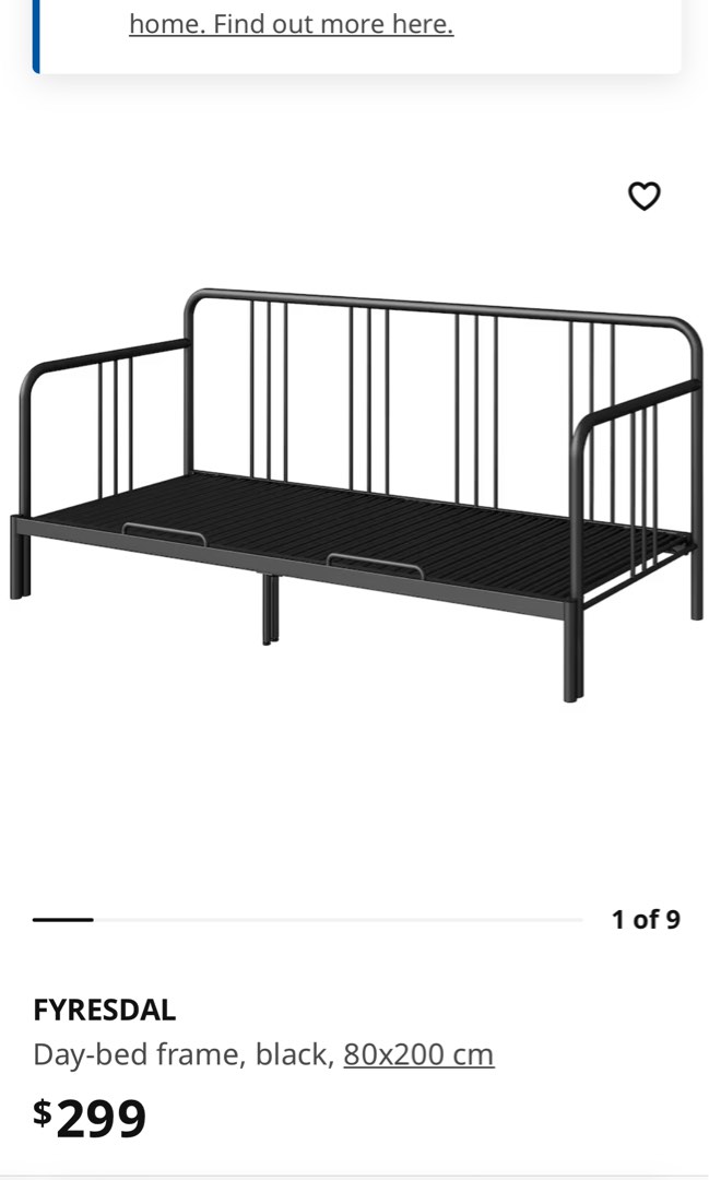 Ikea Bed Frame, Furniture & Home Living, Furniture, Bed Frames
