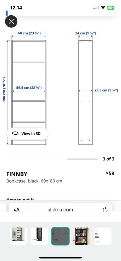 IKEA bookshelf, Furniture & Home Living, Furniture, Shelves,