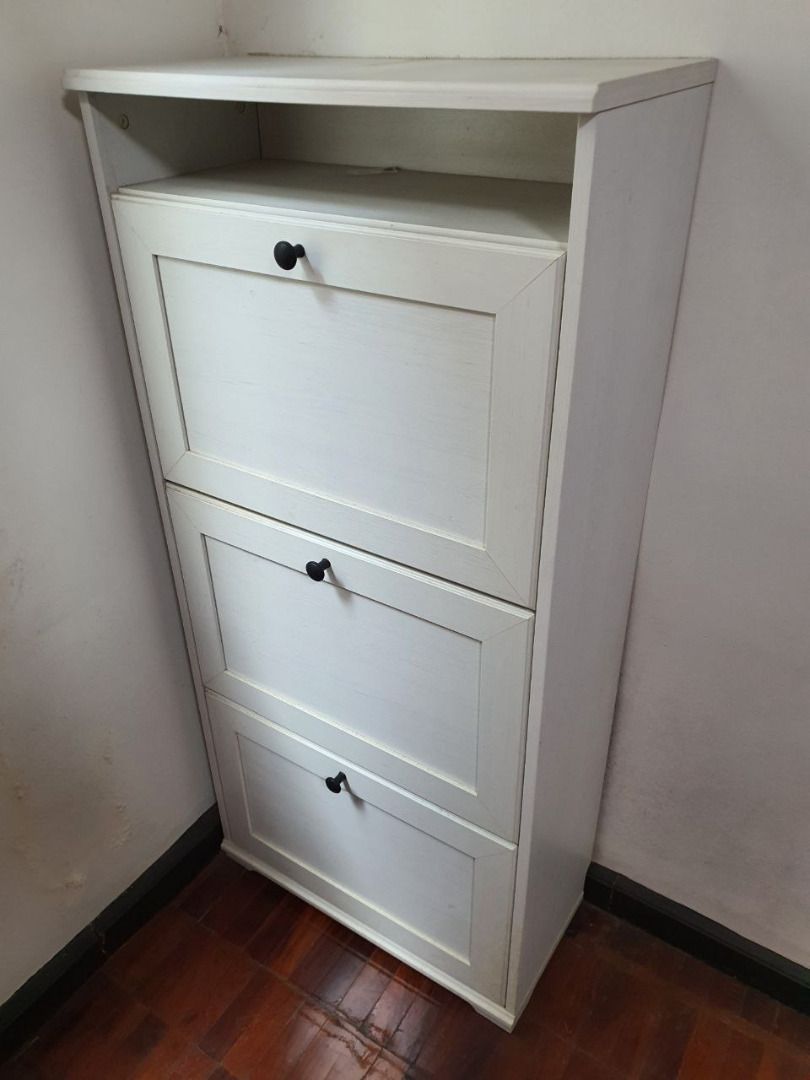 Ikea Brusali Shoe with 3 compartments, Furniture & Home Living