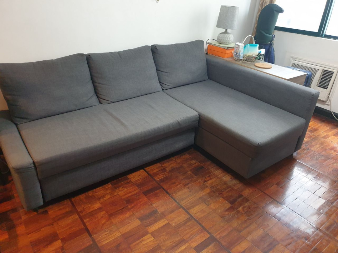 Ikea Friheten 3Seat Sofa Bed with Storage, Furniture & Home Living