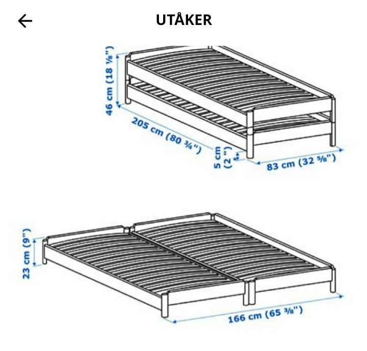 Ikea Single Bed Frame, Furniture & Home Living, Furniture, Bed Frames
