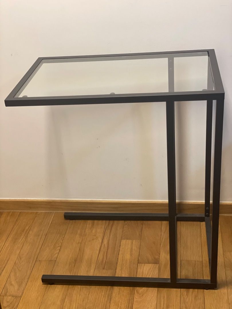 IKEA VITTSJÖ laptop stand/side table, Furniture & Home Living, Furniture,  Tables & Sets on Carousell