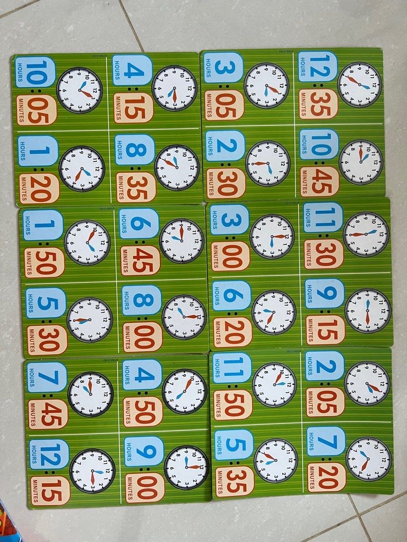 Intellect Game Zingo Time Telling, Hobbies & Toys, Toys & Games on