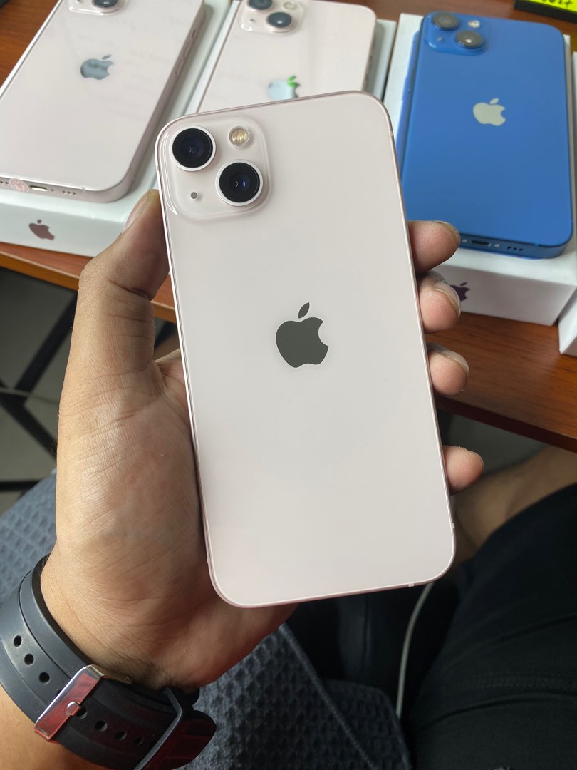 IPHONE 13 128GB PINK ORIGINAL APPLE FULLSET WITHBOX, Mobile Phones ...
