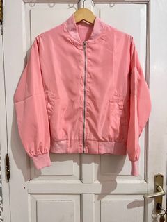 Jaket pink peach