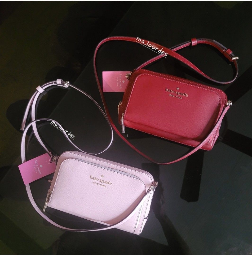 Kate Spade Staci Crossbody Pink, Luxury, Bags & Wallets on Carousell